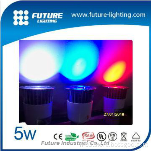 popular 5watt RGB GU10 led spotlight